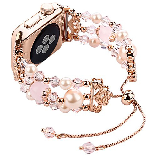 Para Bandas De Pulsera Iwatch 38mm 40mm 42mm 44mm Mujer...