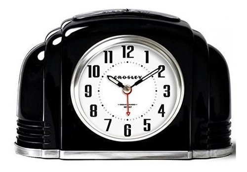 Timelink Crosley - Reloj Despertador Analógico Art Deco Vint