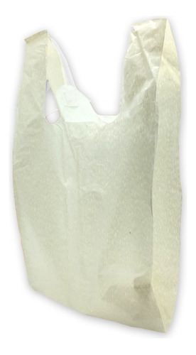 Sacola Plástica Reciclada Reforçada Branca Com 4kg Full