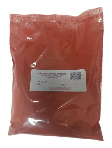 Colorante Cosmético Óxido De Hierro Rojo En Polvo 1kg 