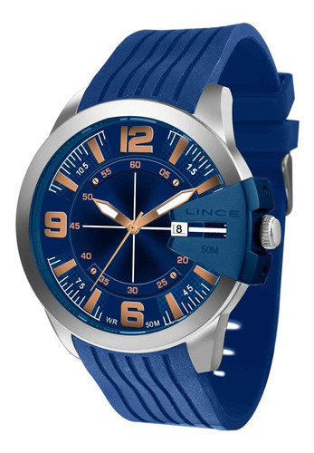 Relógio Lince Masculino Mrp4487s D2dx Azul - Refinado