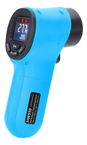 Termómetro Pistola Láser Infrarrojo Temperatura Azul