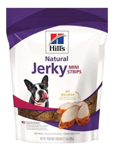 Premios Hills Science Jerky Ministrips Pollo  7.1oz 200g