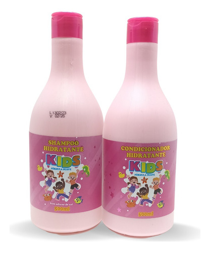 Kit Hidratante Rosa Kids Shampoo E Condicionador Maycrene