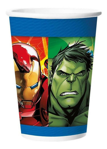 Copos Descartáveis Avengers 180ml Com 8un Regina