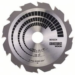 Hoja Sierra Circular Bosch Construct W 235x2,5x1,8mm 16d 636