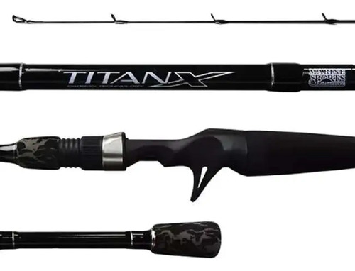 Para Reel Huevito De Bait Titan X 8-17 Libras 1.68 Mts 1 T