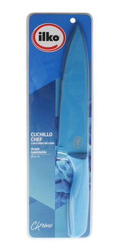 Imagen 2 de 4 de Cuchillo Chef Ilko 20.5cm Chroma Acero Inoxidable