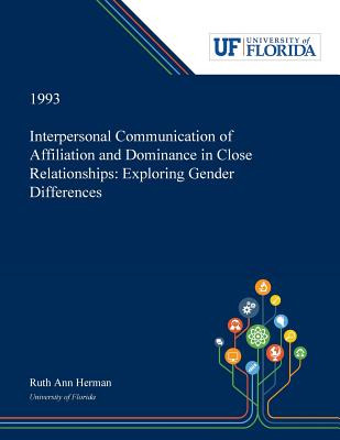Libro Interpersonal Communication Of Affiliation And Domi...