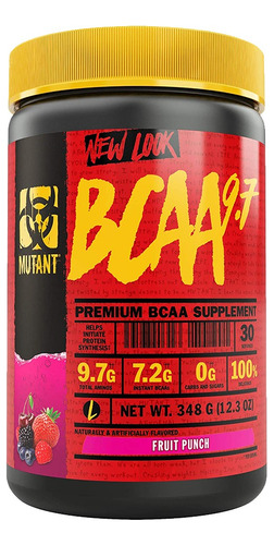 Aminos Mutant Bcaa 9.7 30 Servicios Bcaas Polvo 