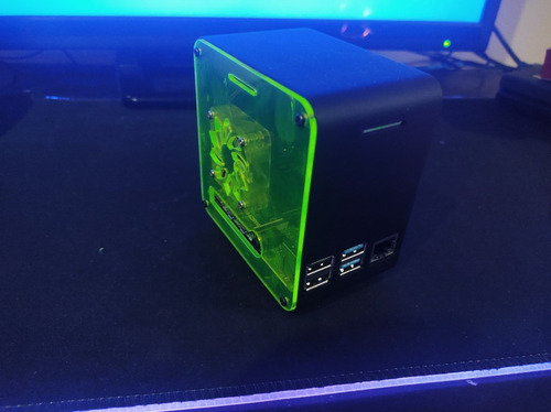 Raspberry Pi4 8gb De Ram Con Carcasa Led (Usado)