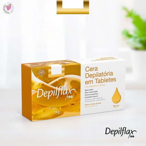 Imagen 3 de 8 de Cera Depilatoria Española Depilflax 1 Kg Natural
