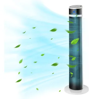 Pantalla Digital Del Ventilador De Torre Sunoffer 110cm Negro