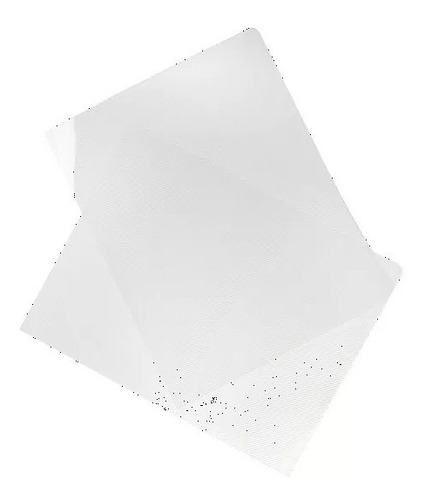 250 Piezas Cubierta Plastica T/carta Premium Cristal Rayada