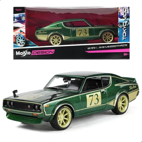 Maisto Design 1:24 1973 Nissan Skyline 2000gt-r (kpgc110)
