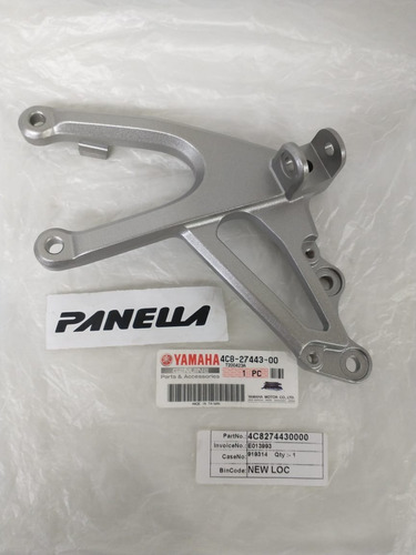 Soporte Pedalin Piloto Delantero Derecho R1 2007/8 Panella 