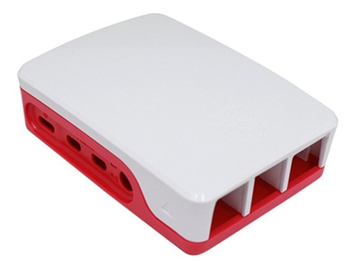 Gabinete Rojo-blanco Oficial Para Raspberry Pi 4