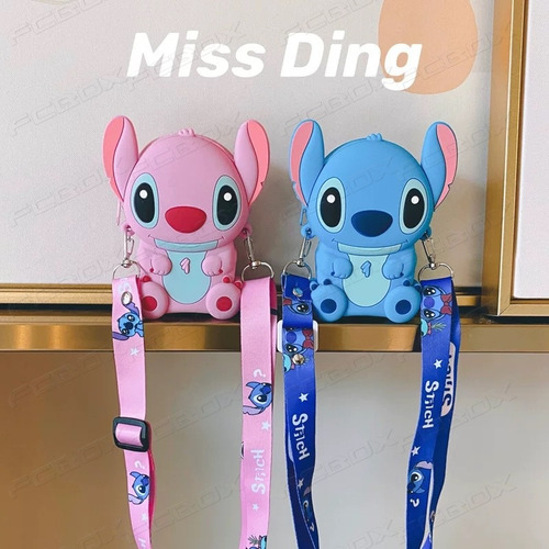 Kit 2 Bolsas De Silicona Lilo And Stitch - Regalos Para Niña