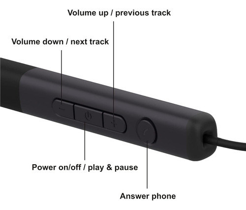 Prosonic N10 - Auriculares Bluetooth 5 con banda para el cuello, oro rosa/blanco