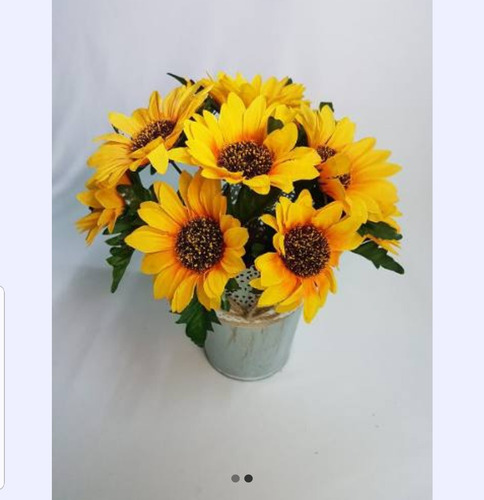 10 Flor De Girasol Decoración Eventos Fiestas Cumpleaños