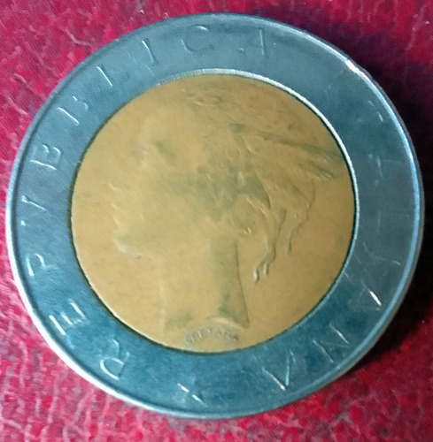 Moneda Italiana Republica Italiana 500 Liras 1984 (Usado)
