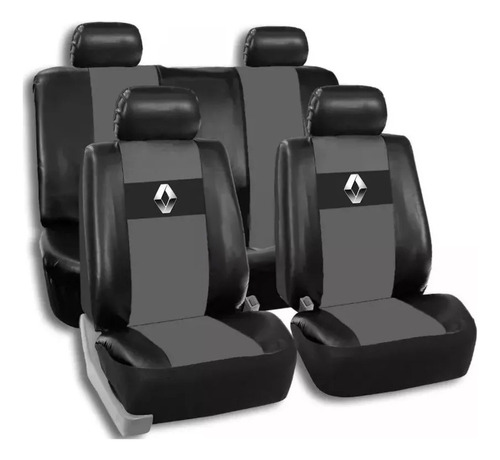 Fundas Cubre Asiento Renault Clio Mio Cuero Eco Neg