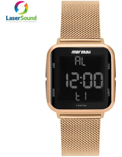 Relógio Mormaii Feminino Digi Mo6600af/8j C/ Garantia E Nf