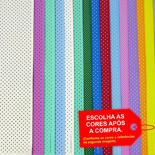 Imagem 1 de 4 de Folha De Eva Estampado Bolinhas 40x60cm - 5 Unidades