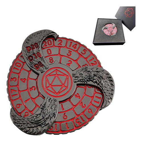 Spinner De Dados De Dados De Ruleta Dnd De D2s D20 D20 Spil