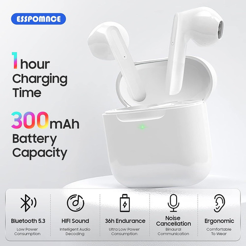 Auriculares Esponce Auriculares Inalámbricos Bluetooth