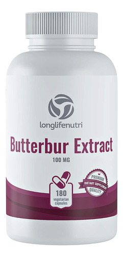 Longlifenutri Extracto De Butterbur 100 Mg 180 Cápsulas 