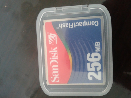 Imagem 1 de 2 de Cartão De Memória Compactflash Sandisk 256mb