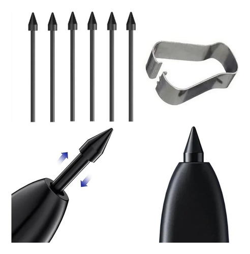 Pontas Extras P/ Caneta S Pen Samsung Tab S9 Fe S9 Fe+ Plus