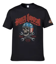 Comprar Playera Harley Davidson, Cuello Redondo 100% Algodón Cycles