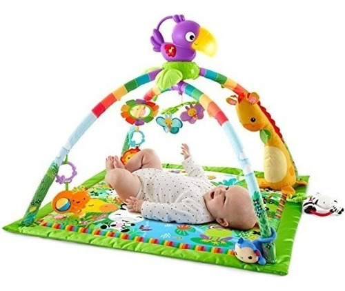 Fisher Price Gimnasio  Rainforest Bebe Tapete Luces Música