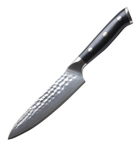 Kanka - Cuchillo Multiuso 13cm Acero Damasco 67 Capas Y G10