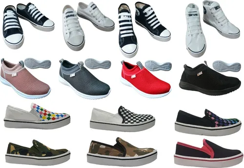 Tenis De Lona Unisex Varios Colores Bueno Bonito Y Barato