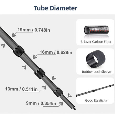 Mic Boom Brazo Para Micrófono Portátil Brazo Extensible De 4