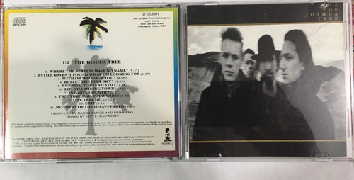 U2- The Joshua Tree - Cd - Printed In Usa - 1987 - Island Re