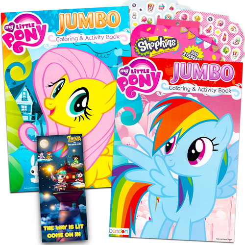 M L P My Little Pony - Paquete De Libros Para Colorear Con .