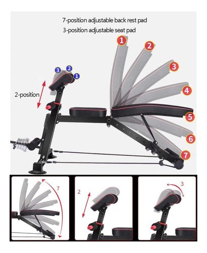 Garcan Banco Ajustable Para Sentarse Banco De Entrenamiento