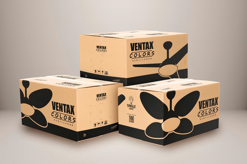Ventilador Teto Winds Bronze Turbo 3 Pás Palha Ventax 110v
