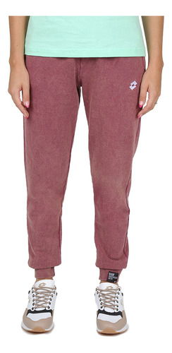 Pantalón Lotto Athletica Mujer En Bordo | Stock Center