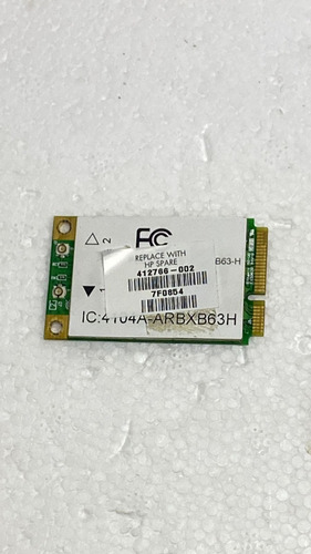 Tarjeta Wifi Compaq F700 459339-002 - Hp 412766-002 (Usado)