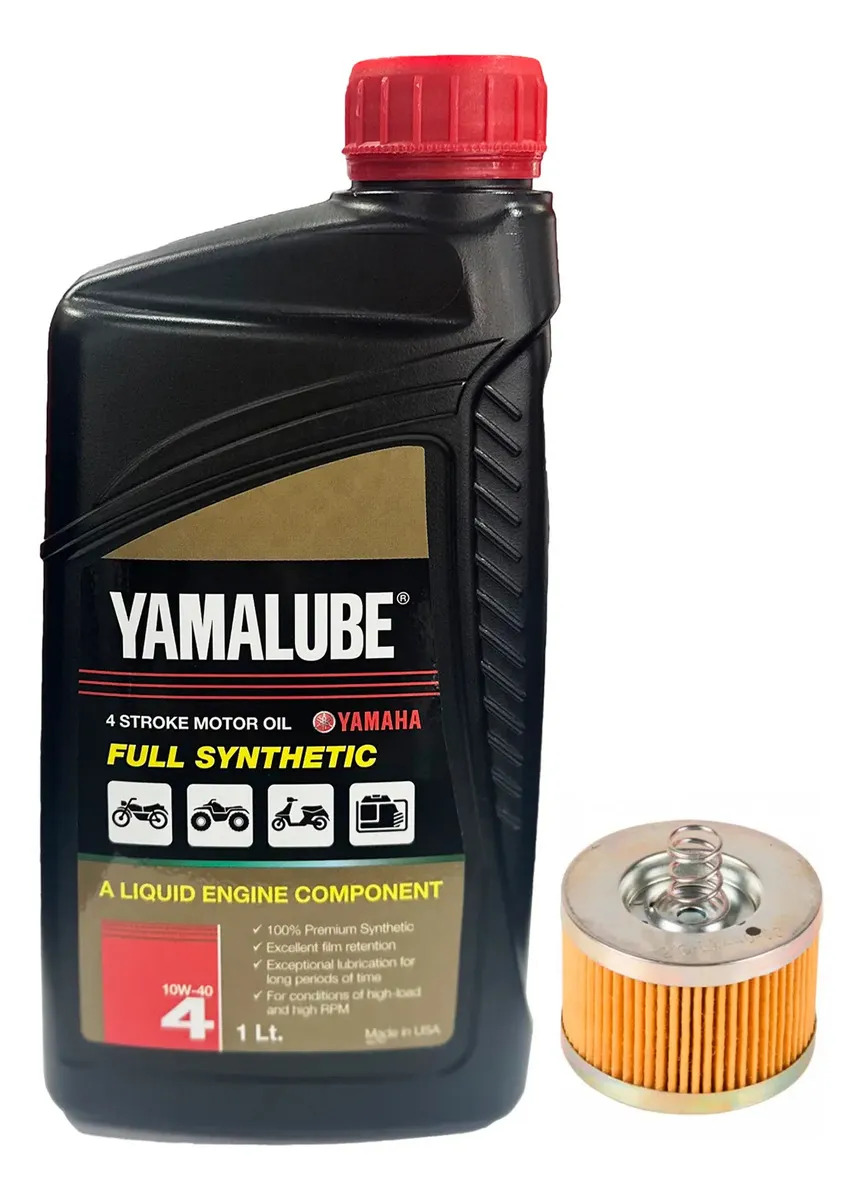 Kit Mantencion Yamalube 10w40 Full Sintetic Fzn150 Fzs Xt150