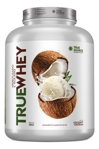 True Whey True Source 100% Whey Isolado & Hidrolisado 1810g