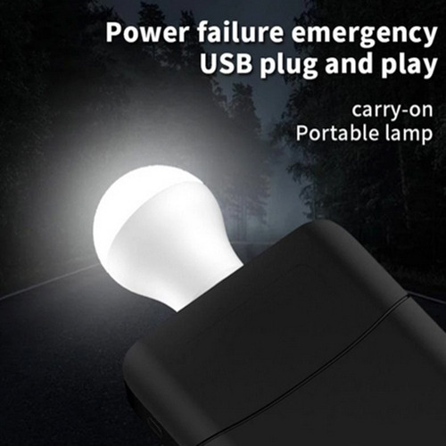 Paquete 2 Mini Focos Led Usb - Iluminación De Espacios
