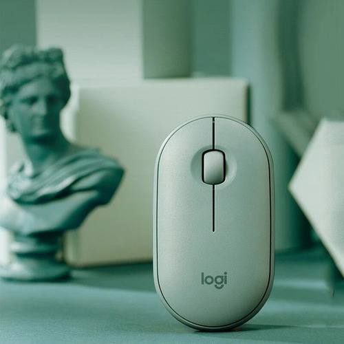 Ratón Inalámbrico Bluetooth Logitech Pebble M350 Delgado Y S