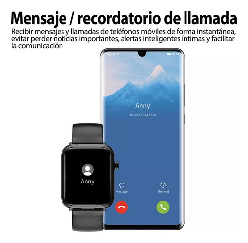 Reloj Inteligente Ultrafino Con Auriculares Inalámbricos