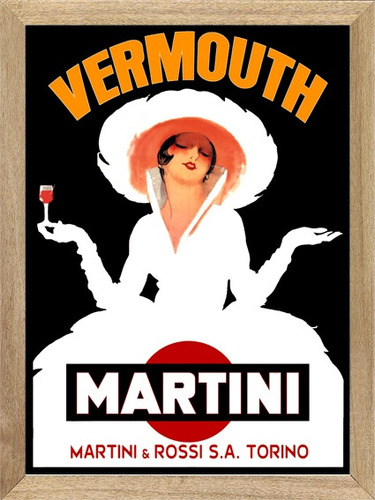 Martini Vermouth, Cuadro, Poster, Bebidas     L561